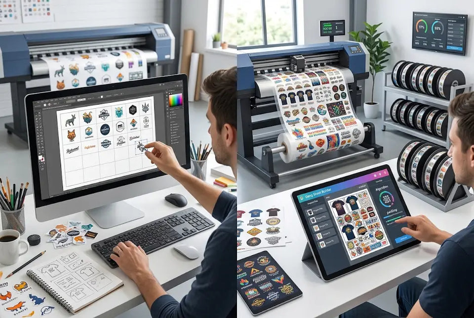 Gang Sheet Builder vs Manual Layout – Comparison